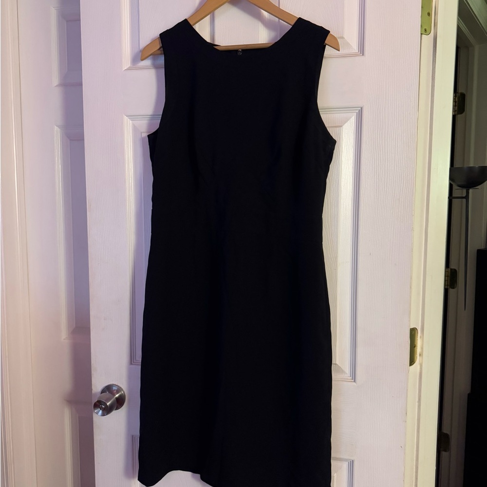 Banana Republic Classic Black Midi Dress